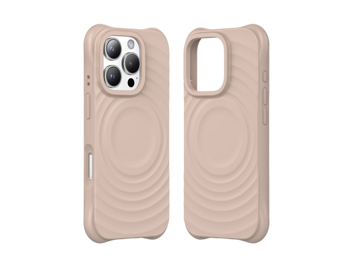 (marrón, Iphone 16) Funda Magnética Para Iphone, Cobertura Total Con Silicona Líquida.