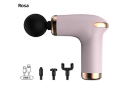 (rosa) Mini Masajeador Usb Portátil Para Un Alivio Profundo Del Dolor Muscular De La Espalda