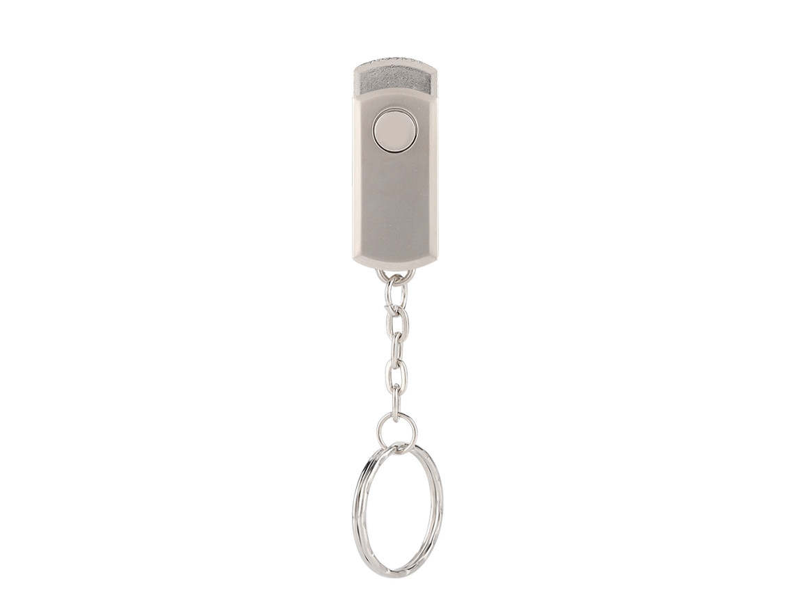 Unidad De Memoria Usb 2.0 De 16g, Memoria Flash De Metal Con Llavero Giratorio