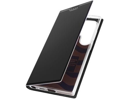 DUX DUCIS Funda Galaxy S24 Ultra Solapa Tarjetero Soporte vídeo DUX DUCIS Negro