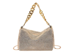 2026-bolso De Noche Con Piedras Brillantes Para Fiesta De Carnaval, Bandolera Y De Brazo, Material Pu