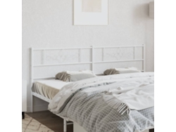 Cabecero De Metal Blanco 193 Cm