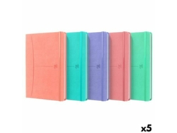 Cuaderno OXFORD Liso 80 Hojas A5 5 Unidades