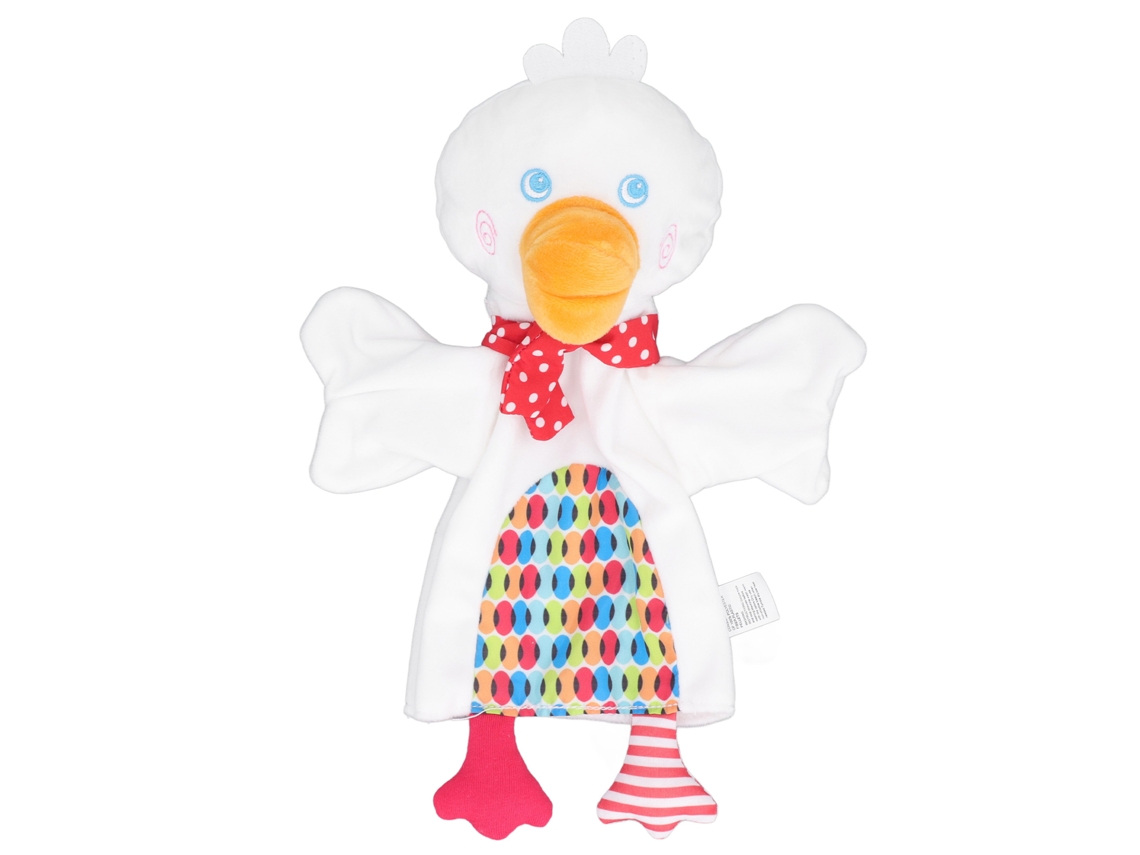 Marioneta De Mano De Peluche Suave Con Forma De Pato Para Niños. Juguete Educativo Para La Interacción Entre Padres E Hijos.