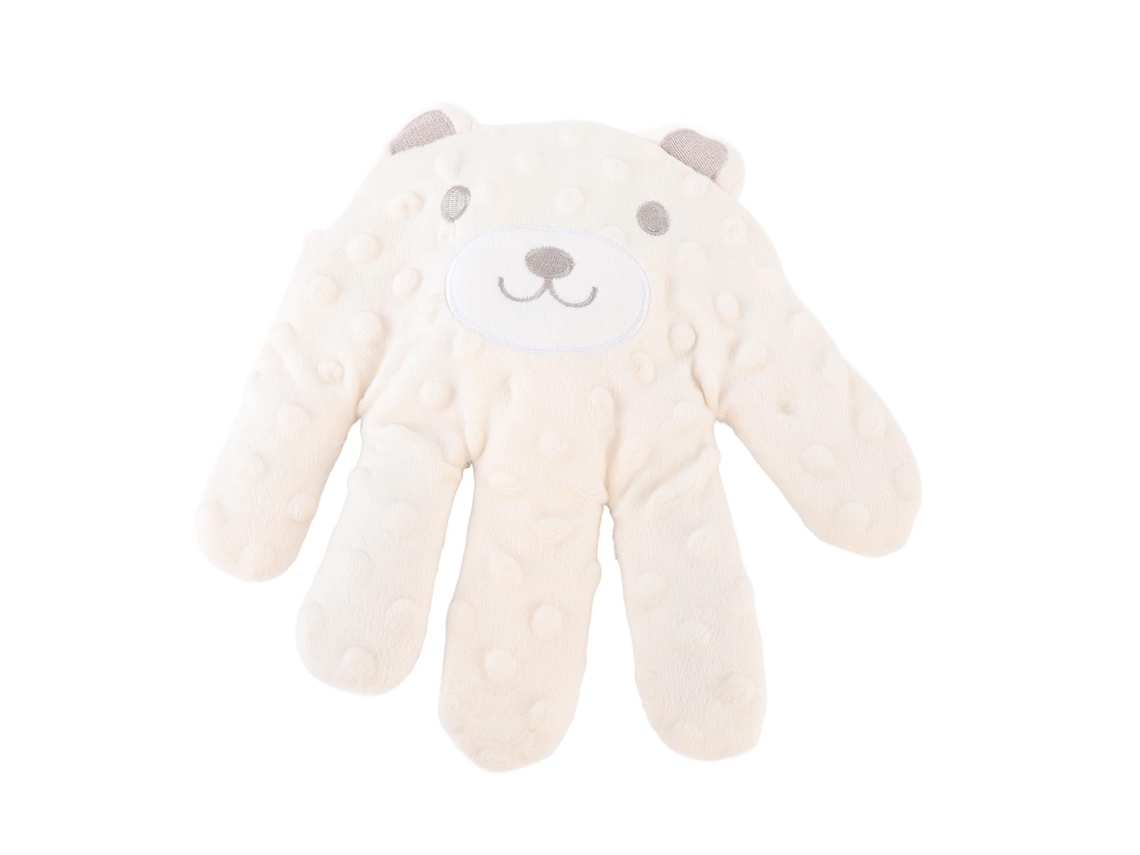 Peluche De Palmera Bebé Durmiendo Con Semillas De Cassia Suaves Y Adorable, Color Beige, 22x24cm