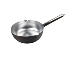 Sartén Yukihira De Aleación De Aluminio Con Mango De Acero Inoxidable, Antiadherente, 22 Cm (8,7 Pulgadas)