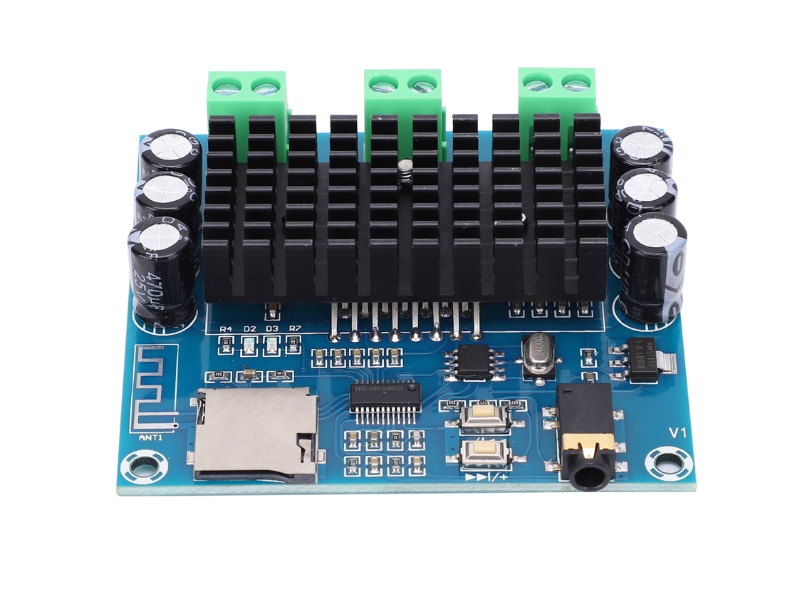 Placa Amplificador Potencia Bluetooth 5.0 Digital 2 Canales Módulo Audio Componentes Xha272