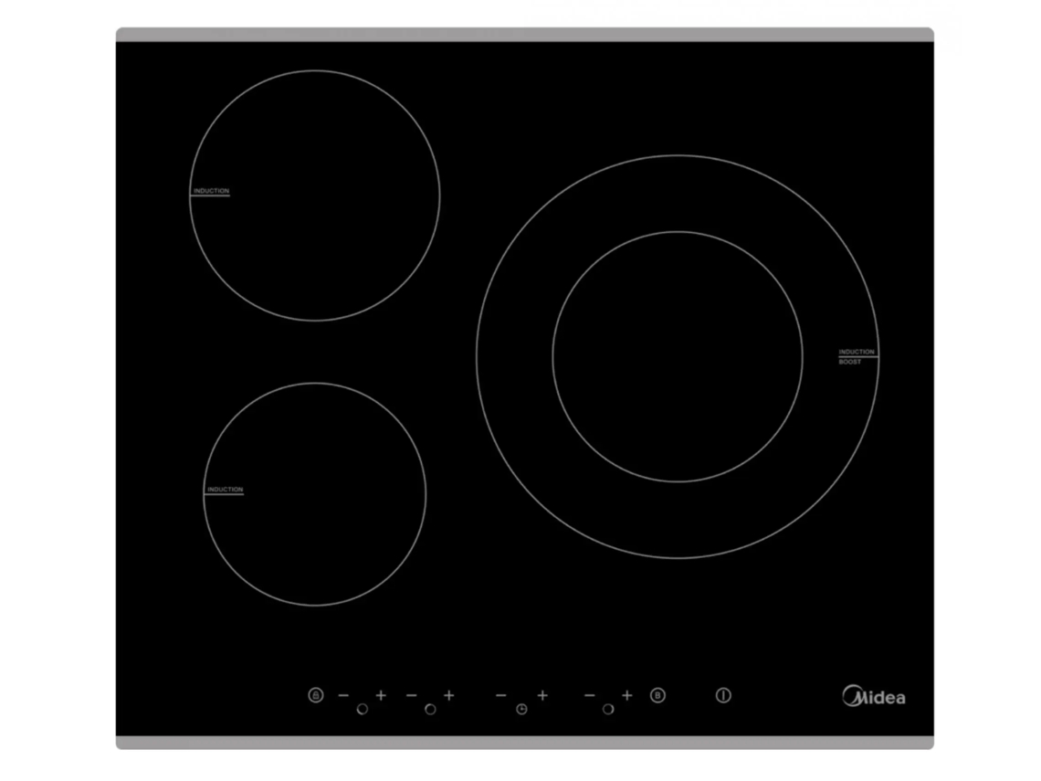 MC-IT7116B1-A hobs Negro Integrado 60 cm Con placa de inducción 3 zona(s) MIDEA