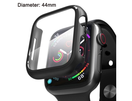 Película ELKUAIE Protectora Apple Watch Series 5 / Series 4 Compatible con 40 / 44 mm con Pantalla de Vidrio Templado Negro