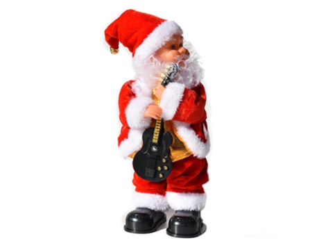 Elkuaie Adornos navideños sacudiendo el culo música eléctrica Adornos de muñecos de Papá Noel Regalos de Navidad