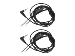 Cabo De Reparo Para Fones De Ouvido Cobre Sem Oxigênio 3.5mm 1.2m Com Microfone Para Diy Substituição