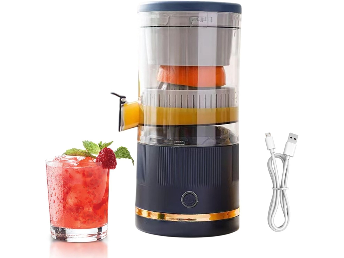Exprimidor Eifson de 600 ml con separación automática, 3,7 V (azul)