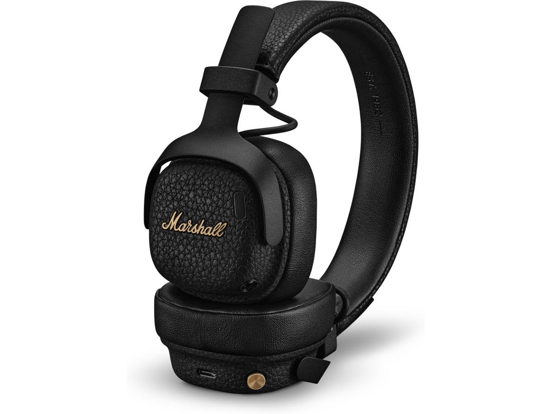 Auriculares Bluetooth MARSHALL MILTON ANC (On Ear -  Micrófono - Negro)