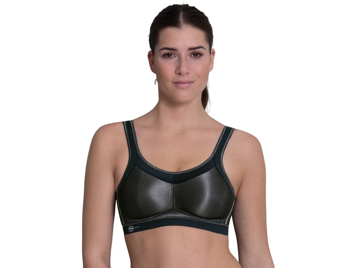 Sujetador Deportivo para Mujer ANITA Momentum Negro para Fitness