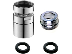 Aerador Giratorio 360° Para Grifos Ahorro De Agua Cocina Y Baño Compatible Con Rosca Externa M22 O Nal M24