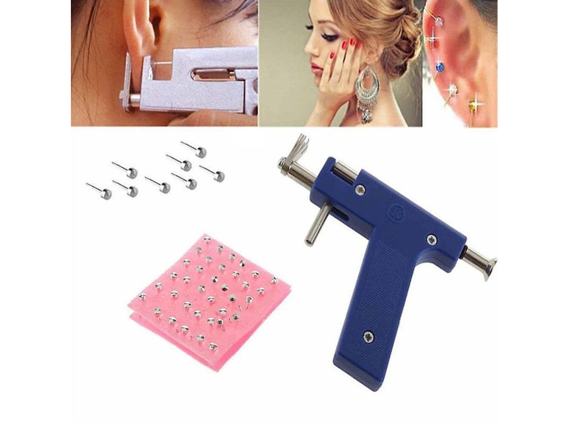 Kit De Herramientas Para Perforación De Orejas Con 72 Colgantes Yjkas Jewelry
