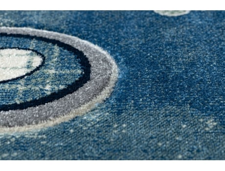 Alfombra Petit Helicopter Helicóptero, Aviones Azul (180 x 270 cm)