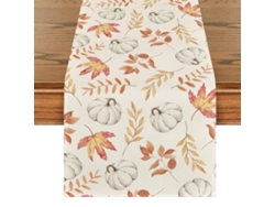 Decoración de mesa con hojas de eucalipto para otoño, acción de gracias y días festivos NEVEANCE