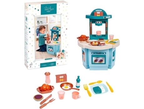 Cocina de Jugar SMOBY Vert Azur Mi Primera Cocina (Edad Mínima: 3 Años)