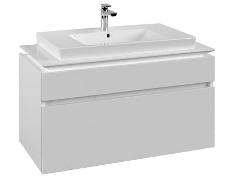 Módulo de lavabo Villeroy &amp Boch Legato B695 1000x550x500mm centrado en el lavabo