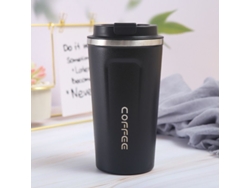 2026da-taza Térmica De Acero Inoxidable 18/8 Doble Pared 510ml Aislada Portátil Ecoamigable Para Café Negro