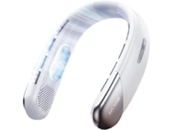 Ventilador De Cuello Usb Silencioso Con Batería De 4000 Mah, Pantalla Led Y Sistema De Refrigeración.
