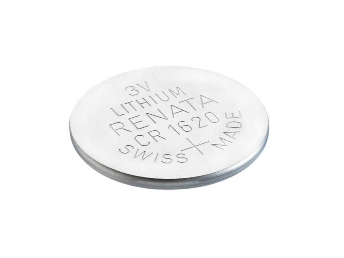 Batería Tipo Botón de Litio 3V RENATA Cr1620 de Fabricación Suiza
