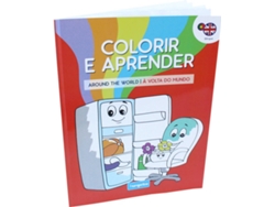 Libro Colorir e Aprender - Around the World / À Volta do Mundo de EUROPRICE (Portugués)