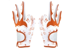 1 par de guantes de golf para mujer, de cuero transpirable, antideslizantes, para mano izquierda y derecha, sin marca.