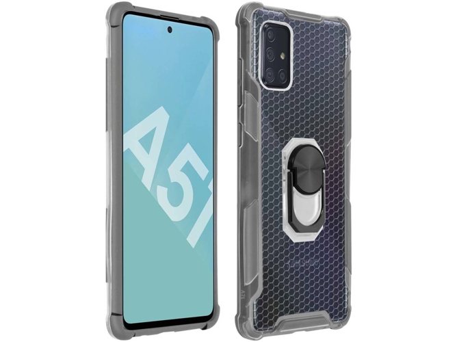 Carcasa Samsung Galaxy A51 AVIZAR Anillo Gris