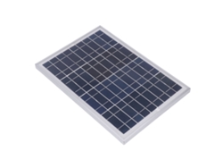 Panel solar monocristalino 2026dz-10w 18v, resistente al agua, preperforado para iluminación exterior fuera de la red.