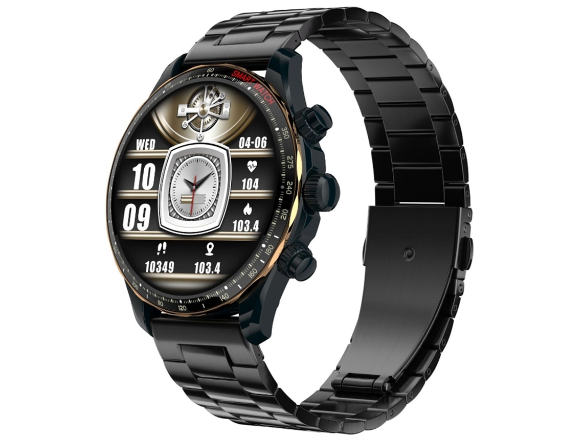 Relojes inteligentes para hombres Reloj deportivo con pantalla Amoled de 1 pulgada Ip68 Rastreador de actividad a prueba de agua Relojes inteligentes Bús YEMAESRE