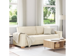 Sofá Silla Lino 59 Cm Beige Tela Y Madera Sofá De 3 Plazas Sofá