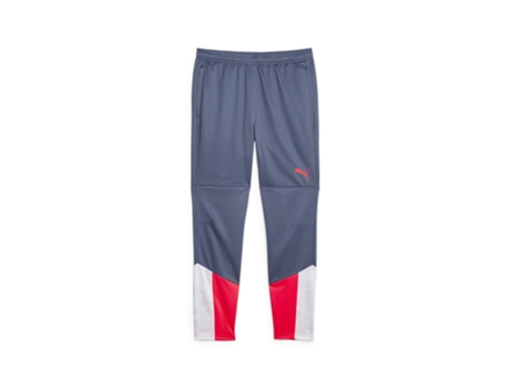 Calça PUMA Moletom Individual Cup Training Azul M Homem