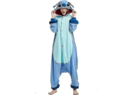 Pijama Enterizo De Felpa Con Estampado De Dibujos Animados De Anime, Tallas De La S A La Xl - Tienda Luolv