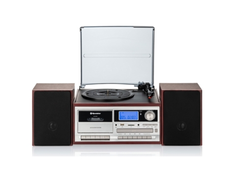 Pll Fm Radio Digital Tocadiscos Reproductor Cd-Mp3 ROADSTAR Hif-8892Ebt Madeira