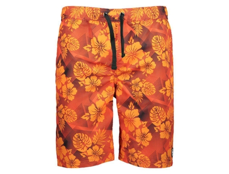 Pantalones Cortos de Playa para Hombre CMP Medium Shorts Naranja para Natacion (4 Años)