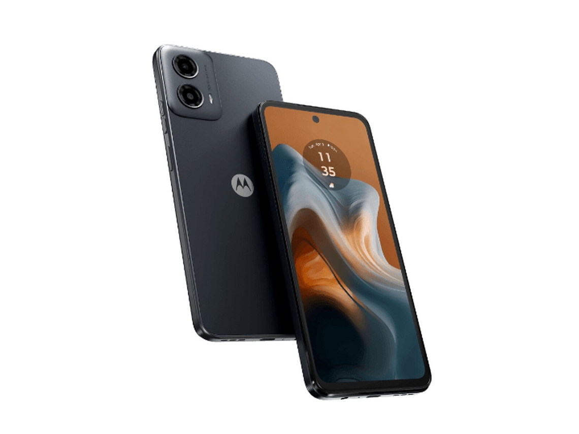 Smartphone MOTOROLA moto g34 (Negro - 4 GB RAM - 6,5" - Enchufe EU - 128 GB)