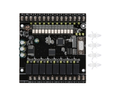 Placa de control industrial FX1N-20MR, controlador programable PLC de 24 V CC