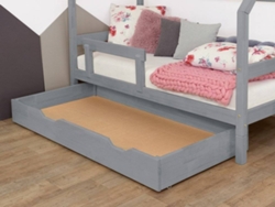 Cajón para Cama BENLEMI Buddy (Gris - Madera - 120x180x22 cm)