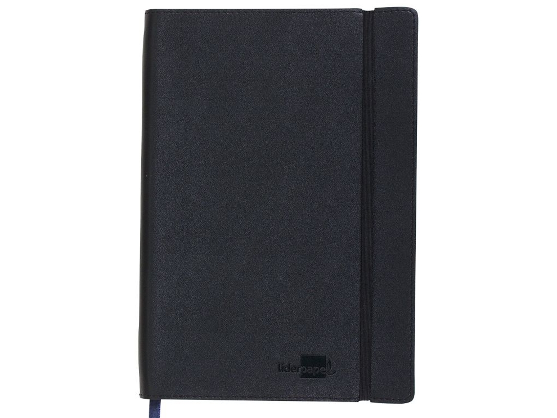 Cuaderno LIDERPAPEL 120h 70 g/m² Negro (A5)