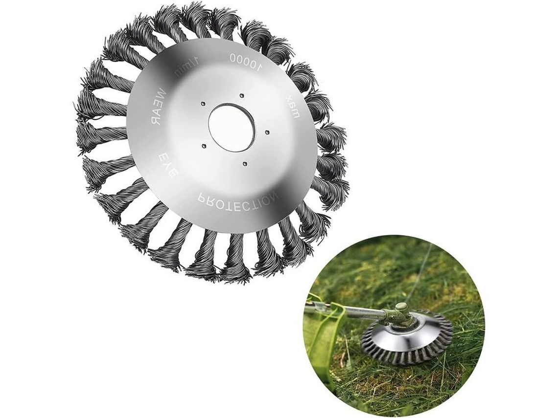 Cepillo Giratorio De Acero De 150 Mm Para Desbrozadora - Repuesto Duradero Para Jardín Y Agricultura.