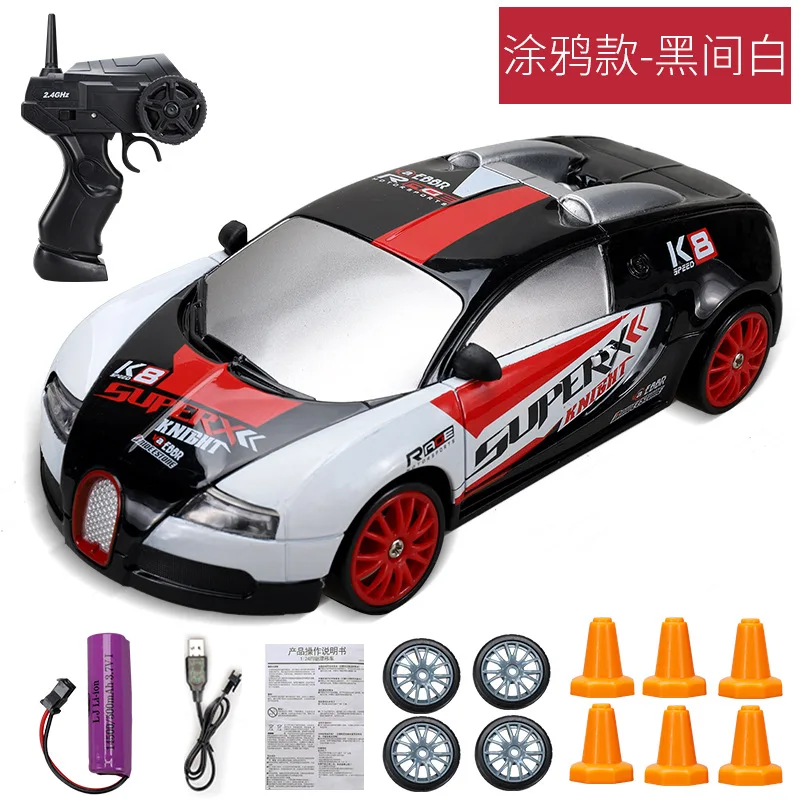 Coche De Control Remoto De 2,4 G Con Tracción En Las Cuatro Ruedas, 3,7 V, 500 Mah