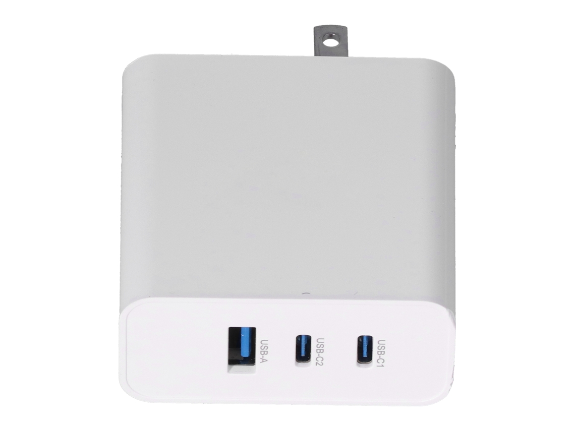 Cargador Gan Pd De 65 W Con 3 Puertos Usb-c Pd 3.0, Carga Rápida Para Teléfonos Móviles Y Portátiles, 100 V-240 V Rhpd65w