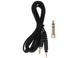 Cable de audio D2026n de 2,5 mm a 3,5 mm/6,35 mm para auriculares Shure SRH440 y Philips SHP9000