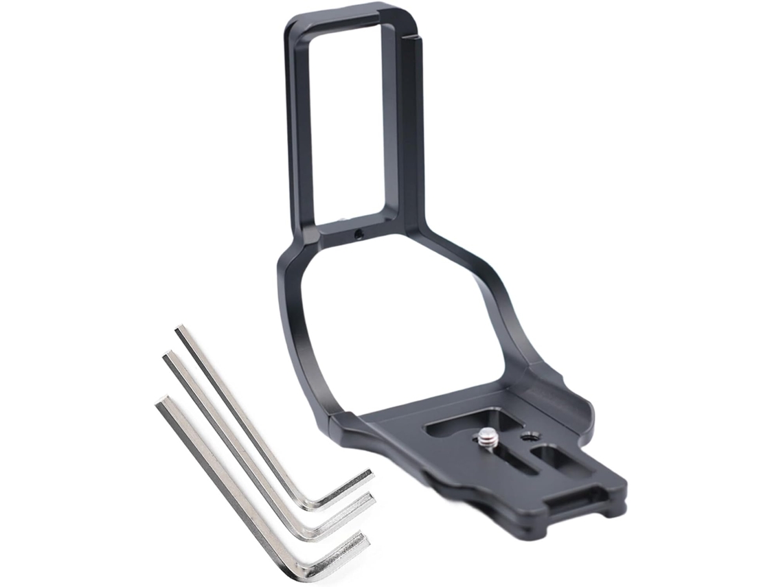 Placa De Liberación Rápida Con Posición De Tornillo Para Soporte Antivibración Compatible Con D850 Split Grip