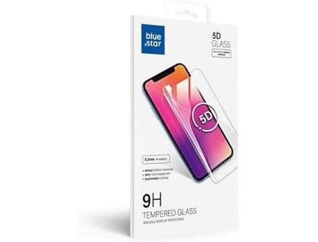 Protector Cristal Templado iPhone Se 2020 LMOBILE Full Cover Azul