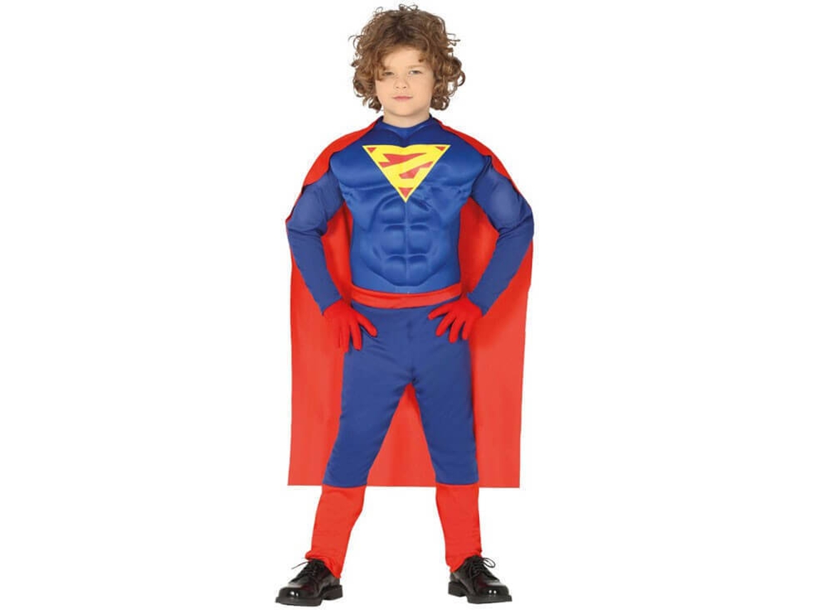 Disfraz de Niño DISFRAZZES Superhéroe Azul (Talla: 7 a 9 años)