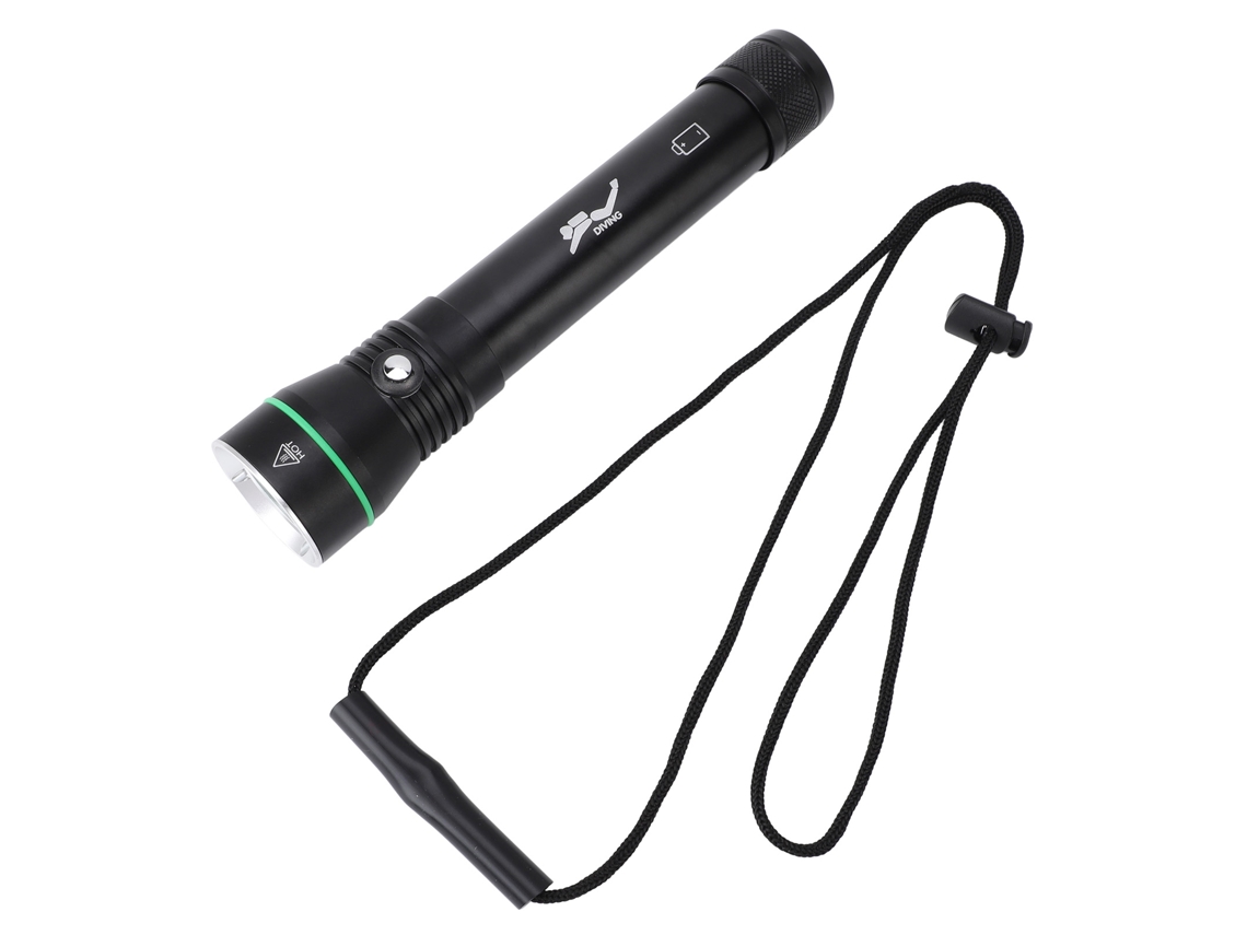 2026rebe-linterna Subacuática Super Brillante 5 Modos Led P50 Impermeable Ipx8 Para Buceo Y Snorkel