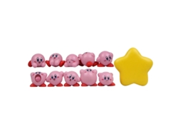 Pack de 11 figuras de Kirby | 2-6 cm | PVC | Figuras apilables | Juego de equilibrio | Nintendo | Sueltas